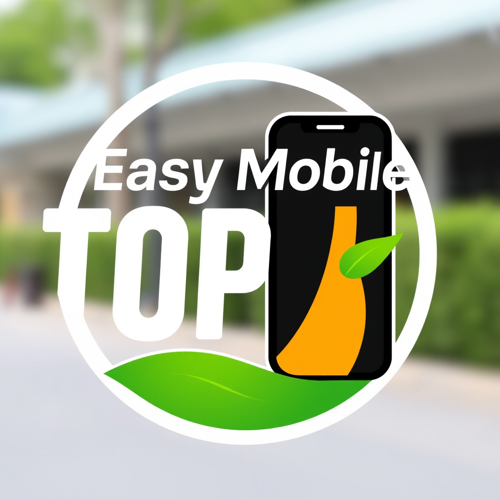 Gruporojashernandez - Easy Mobile Top Up Online service logo with modern digital design