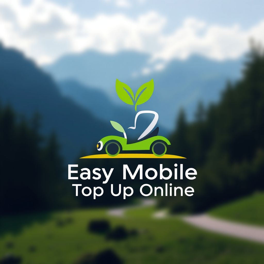 Gruporojashernandez - Easy Mobile Top Up Online service logo with modern digital design